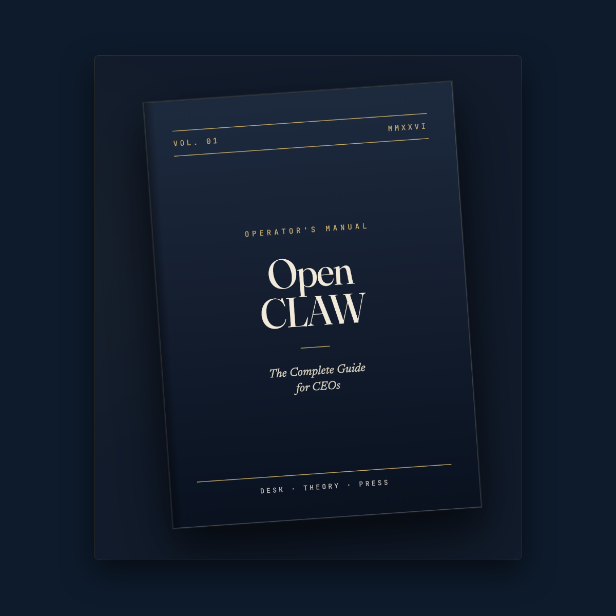 OpenCLAW: The Complete Guide for CEOs cover